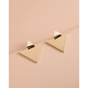 Boucles d'oreilles delice vernis saumon