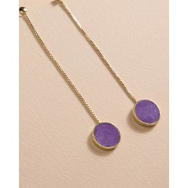 Boucles d'oreilles elly violet peri