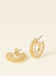 Boucles d'oreilles eudes sable léo