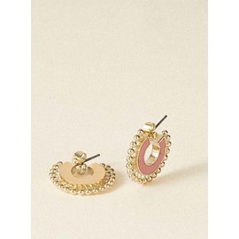 Boucles d'oreilles eudes rose thé