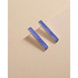 Boucles d'oreilles lou bleu peri