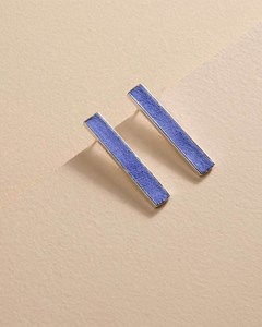 Boucles d'oreilles lou bleu peri