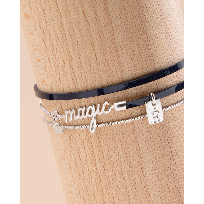 Bracelet magique marine vernis