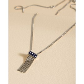 Collier marike  marine poincon argent fa