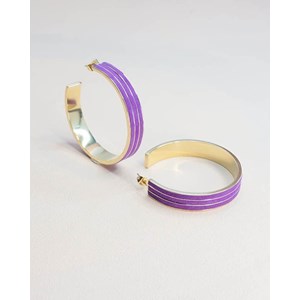 Boucles d'oreilles tamara violine