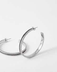 Boucles d'oreilles créoles wednesday acier