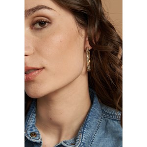 Boucles d'oreilles créoles wednesday white léo