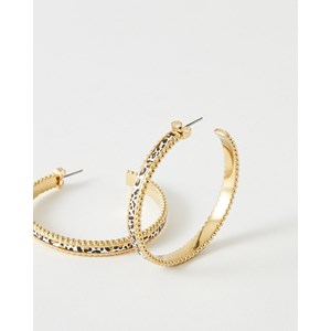 Boucles d'oreilles créoles wednesday white léo