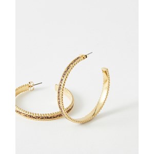 Boucles d'oreilles créoles wednesday camel léo