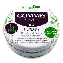 Herbalgem - gommes gorge fumeurs - bio