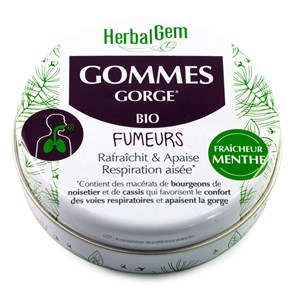 Herbalgem - gommes gorge fumeurs - bio