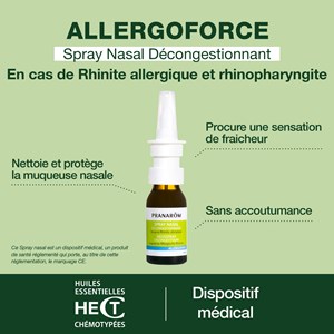 Pranarom - spray nasal décongestionnant pour rhinite allergique