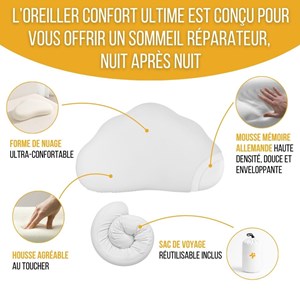 Oreiller confort ultime
