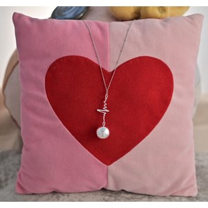 Bijou de grossesse bola avec chaîne - spirales argent