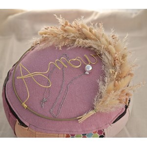 Bijou de grossesse bola avec chaîne - classique argent