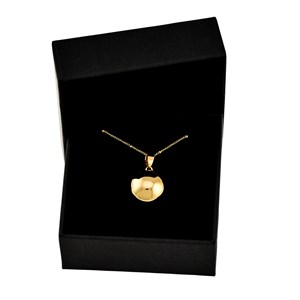 Bijou de grossesse bola avec chaîne - classique or