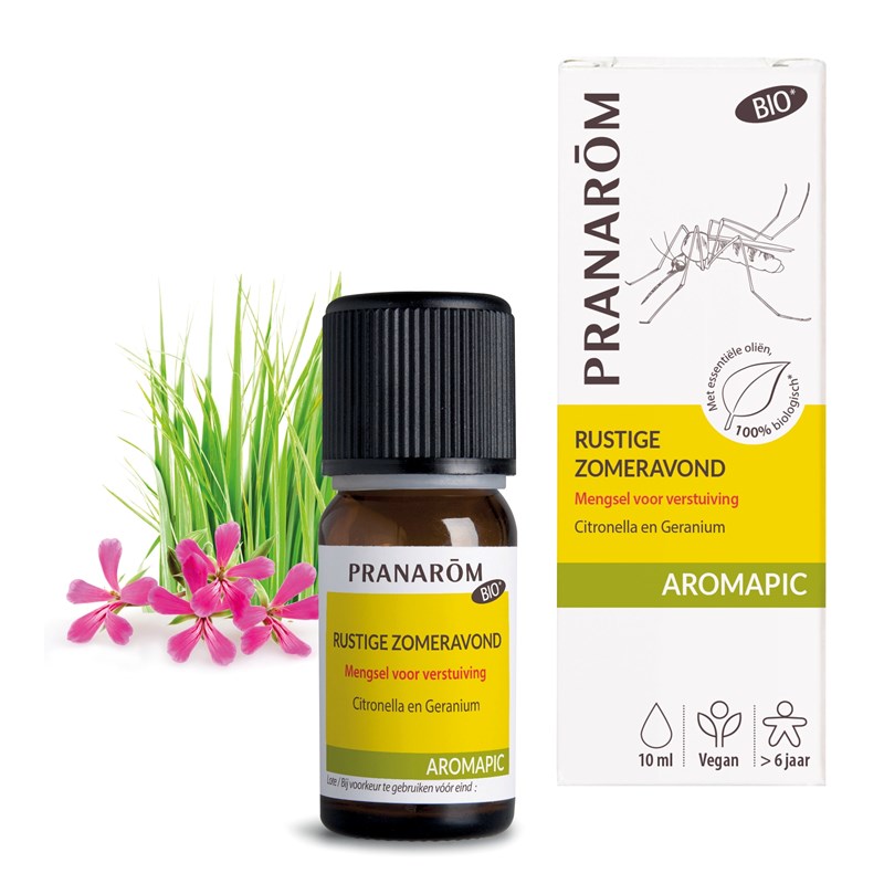 Pranarom - vredige zomeravond - synergie voor diffusie - bio - 10 ml