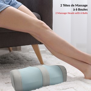 Masseur pieds shiatsu, 3 vitesses, chauffant, 33x22 cm