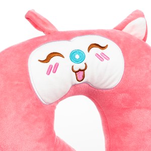 Coussin de voyage coussin cervical enfant. Extra doux, rembourrage intérieur.