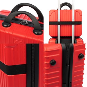 Nécessaire rigide ultraléger en abs. Adaptable à trolley. 14 pouces.