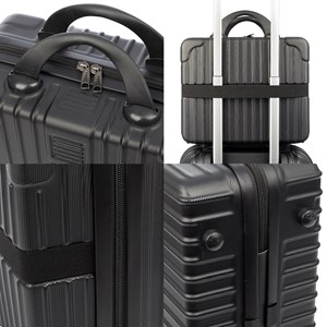 Nécessaire rigide ultraléger en abs. S'adapte au chariot. 14 pouces.