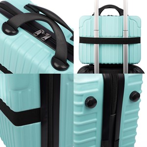 Nécessaire rigide ultraléger en abs. Adaptable à un chariot. 12 pouces.