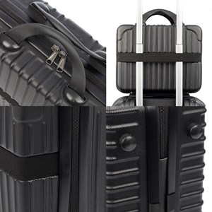 Nécessaire rigide ultraléger en abs. Adaptable à un trolley. 12 pouces.