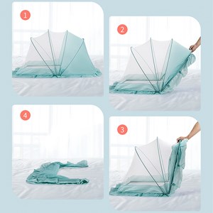 Moustiquaire pliable pour enfants 110x60x65cm, de 0 à 3 ans.