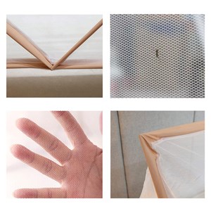 Moustiquaire pliable pour lit 100x190x80cm.