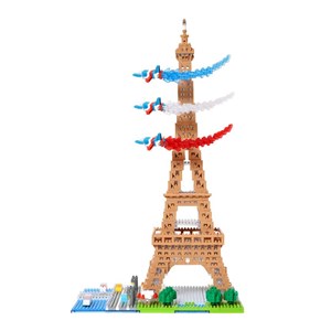 Nanoblock tour eiffel - edition deluxe