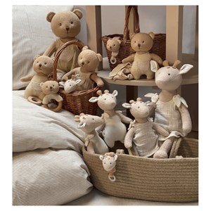 Hochet en bois marcel ourson