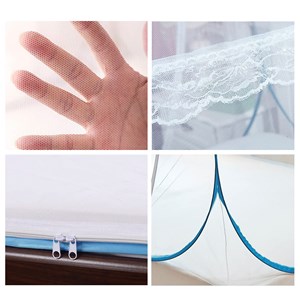 Coupole pliable pour lit avec double porte. 180x200cm