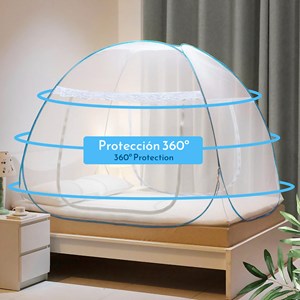 Coupole pliable pour lit avec double porte. 180x200cm