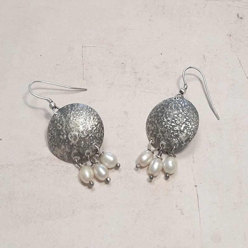 Boucles d'oreilles perles de culture