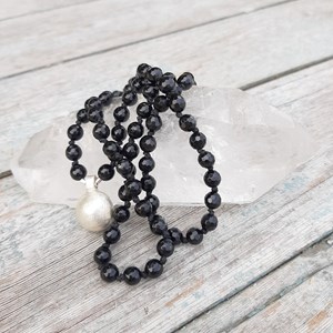Mala onyx et appeleur d’anges argent 925