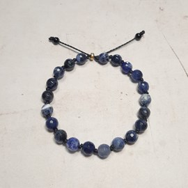 Bracelet coulissant - sodalite