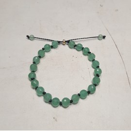 Bracelet coulissant réglable aventurine