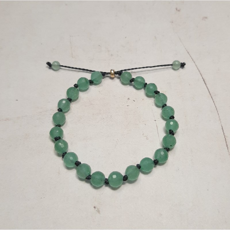 Bracelet coulissant réglable aventurine