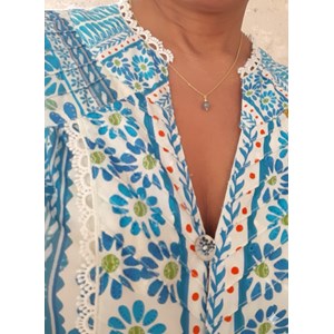 Collier labradorite argent 925 doré