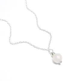 Collier talisman quartz rose  argent 925