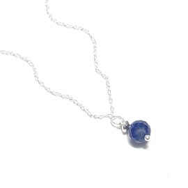 Collier talisman lapis-lazuli –  argent 925