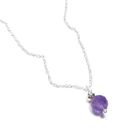 Collier talisman améthyste – argent 925
