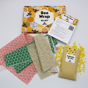 Kit 3 bee wrap a faire soi-meme