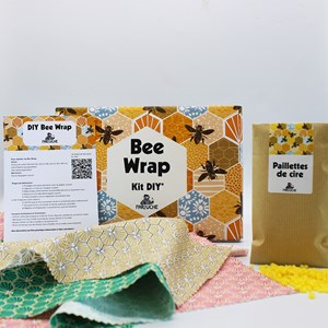 Kit 3 bee wrap a faire soi-meme