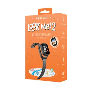 Montre connectée forever gps wifi 4g kids kw-510 noir