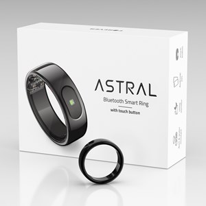 Bague connectée astral sr-100 noir taille 10