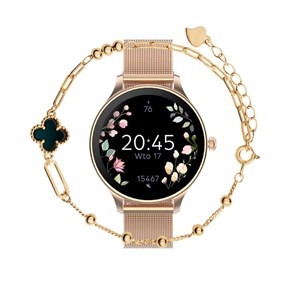 Montre connectée forever sb-306 velora or rose avec bracelet verona