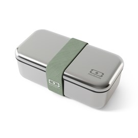 Lunch box en métal 700ml vert natural