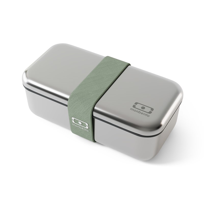 Lunch box en métal 700ml vert natural