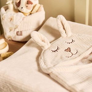 Panier de rangement cloudy rib oatmeal (14 x 18 cm)